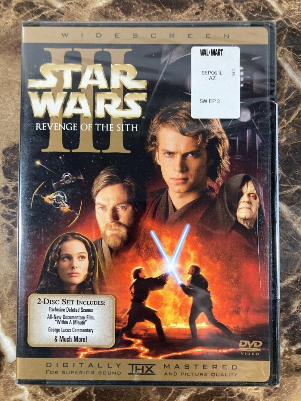 Star Wars Episode III Revenge of the Sith DVD NEW SEALED 2005 Widescreen 2-Disc